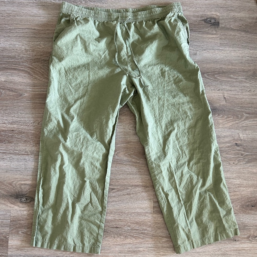 H&M Linen & Cotton Pull on Pants - XXL